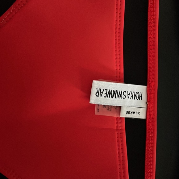 Hoaka swimwear, red kauai set - Picture 2 of 4